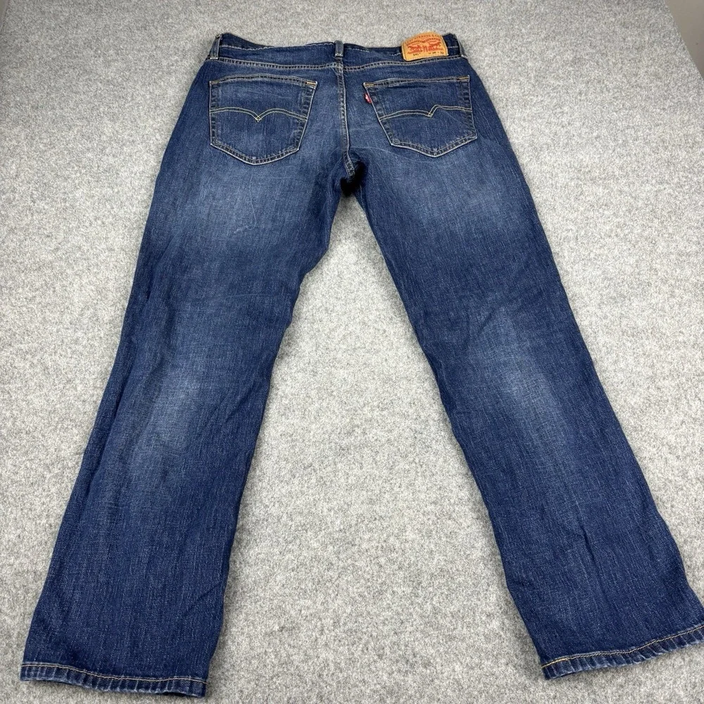 Levi's‎ 541 Jeans Men's 36x32 Athletic Taper Dark Wash Stretch Denim Casual Blue